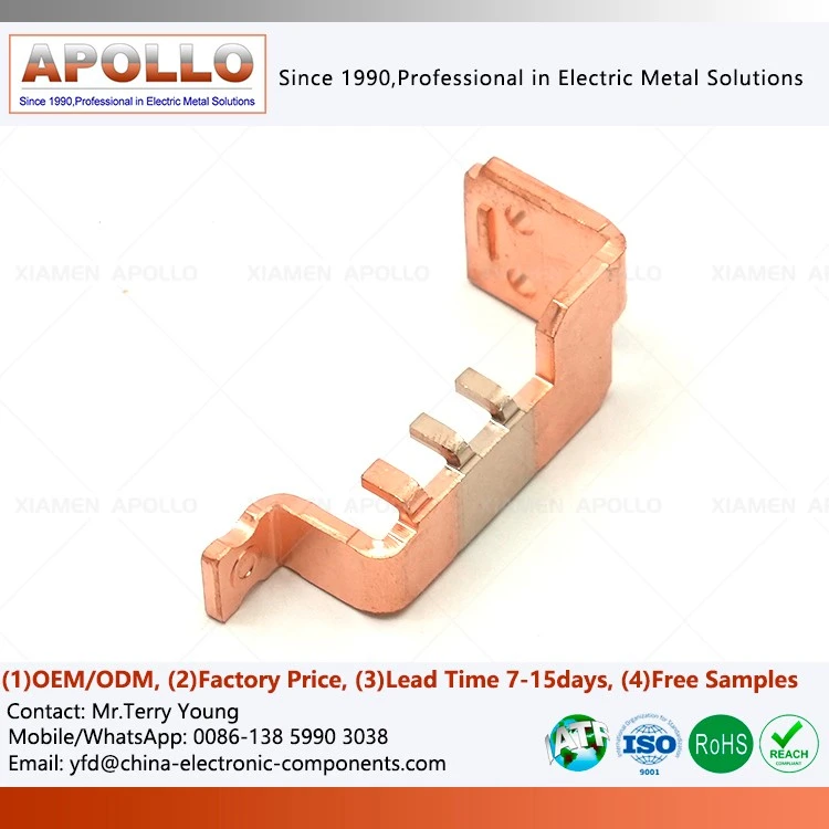Electrical Contact Silver Copper Composite Stamping