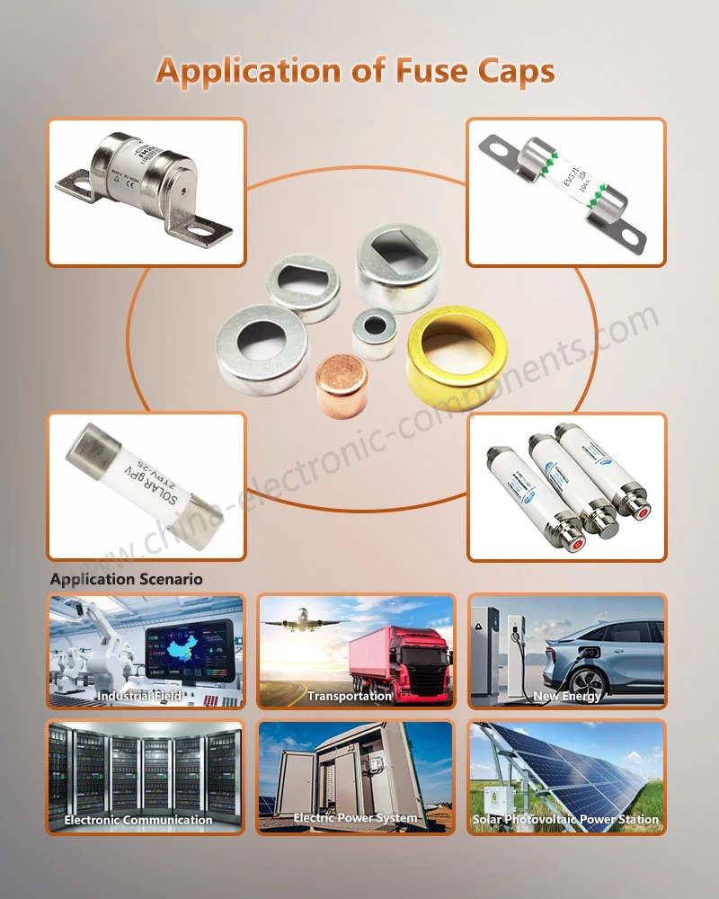 Application of brass tube cap Application of brass tube cap