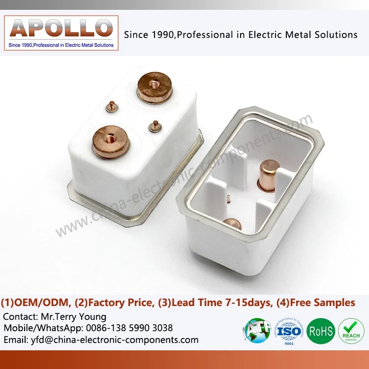 metallized ceramic components metallized ceramic components