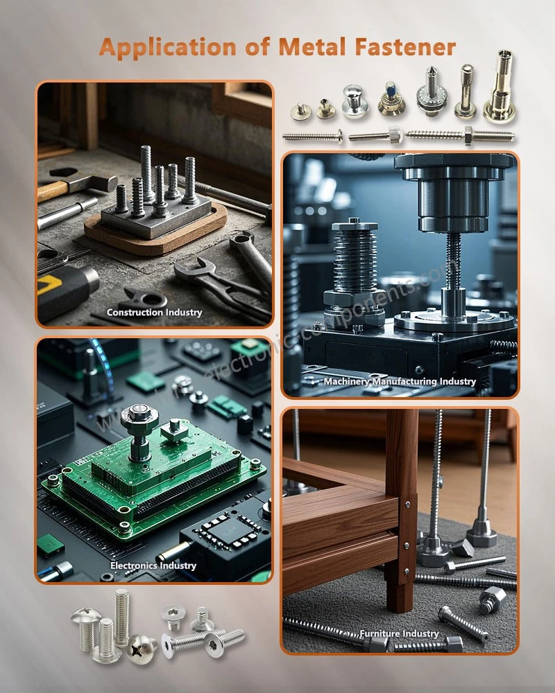 Application of Hex Head Screw with Built-in Washer Application of Hex Head Screw with Built-in Washer